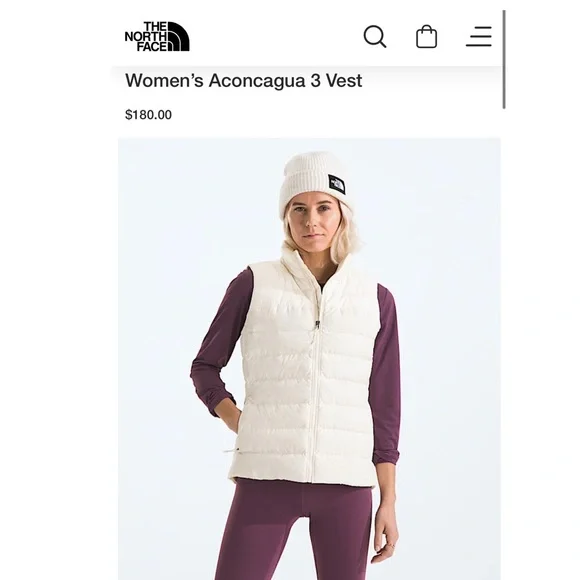 The North Face Women’s Aconcagua 3 Vest
Color: White Dune - Picture 14 of 16